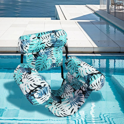 Pool Floats Chairs Adult Inflatable Pool Lounger with Arm & Backrest Water Floating Recliner Water Hammock for Summer Water Fun