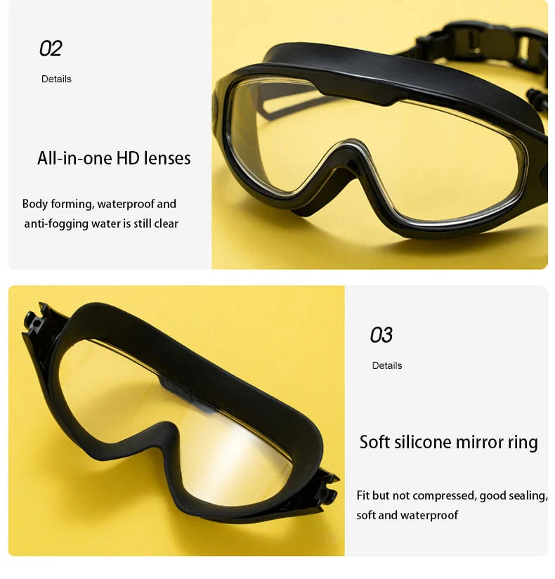 HD Anti-Fog Swim Goggles