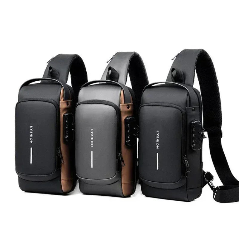 Anti-Theft Messenger Sling Bag for Men