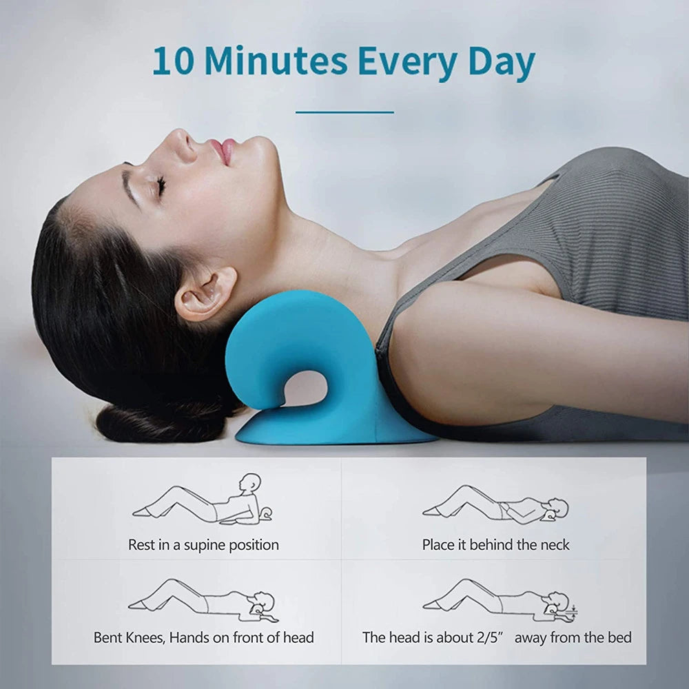 Cervical Spine Alignment Neck Stretcher for Daily Pain Relief