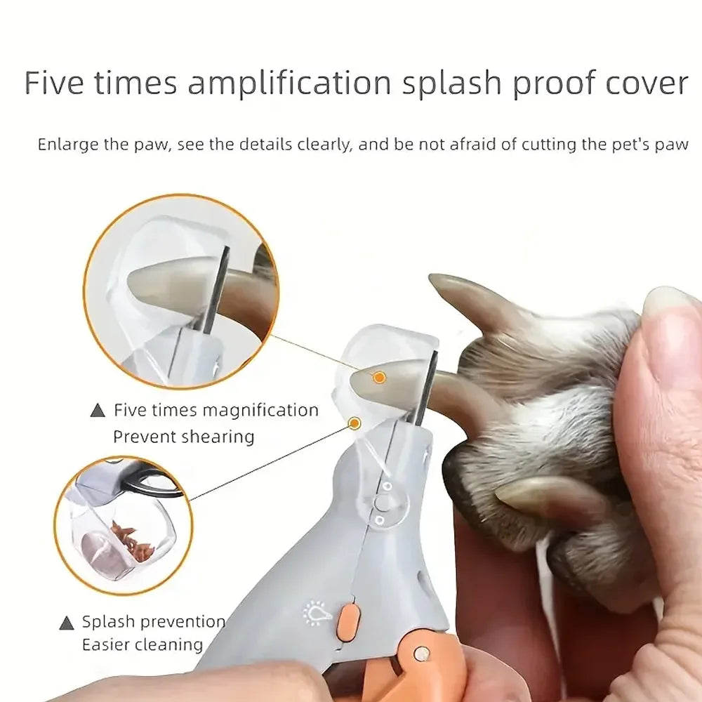 Smart LED Pet Nail Clippers