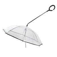 Rainproof Dog Walking Umbrella with Leash Handle