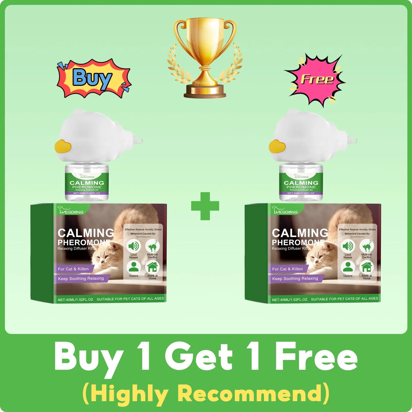 Cat Calming Diffuser KIt