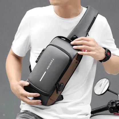 Anti-Theft Messenger Sling Bag for Men