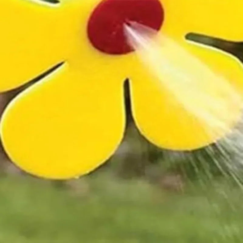 Crazy Daisy Sprinkler Crazy Dancing Flower Water Sprinkler Funny Sun Daisy Lawn Sprinkler for Yard Watering Dogs Kids Playing