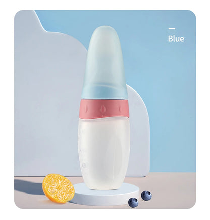 Baby Feeding Bottle with Spoon