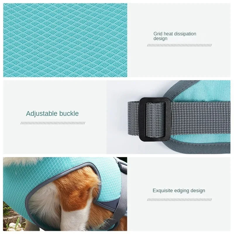 Dog Cooling Vest for Summer, Lightweight Jacket Dog Cooling Shirt, UV Protection Cooling Harness,Dog vest