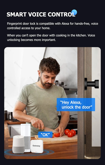 Smart Home Fingerprint Door Lock
