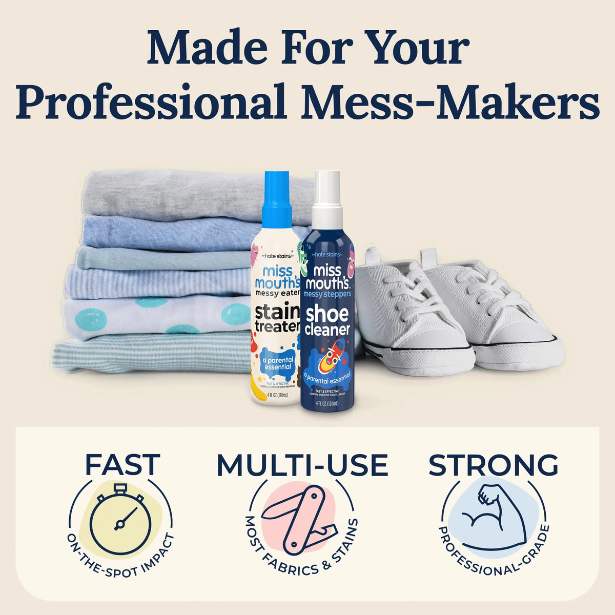 120ml Portable Stain Remover Spray Effective Yellow Stains Removal for Laundry and Shoes Dust Bleached Decontamination Treatment