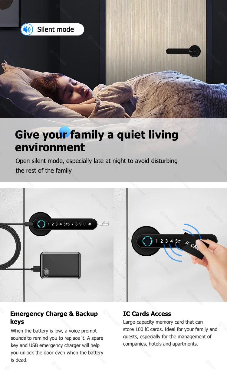 Smart Home Fingerprint Door Lock