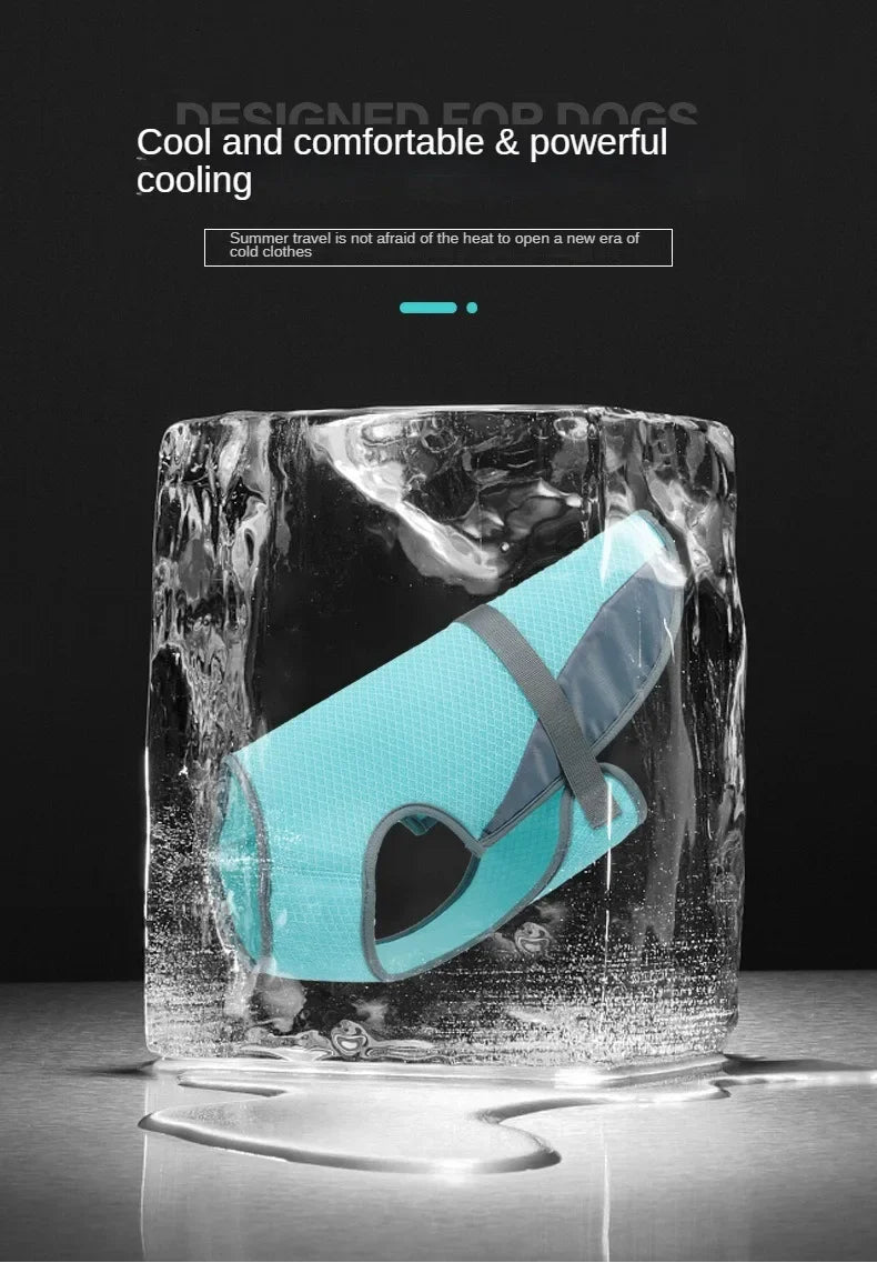 Dog Cooling Vest for Summer, Lightweight Jacket Dog Cooling Shirt, UV Protection Cooling Harness,Dog vest