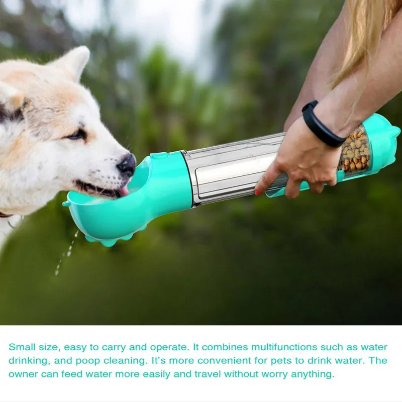 4-in-1 Portable Pet Water Bottle