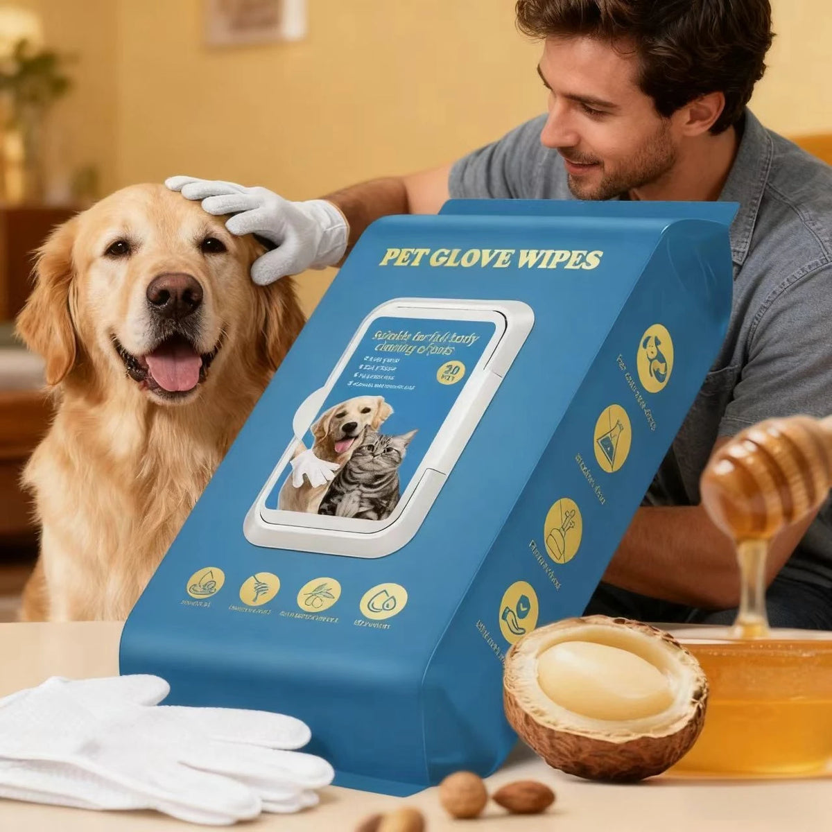 Pet Bath Gloves