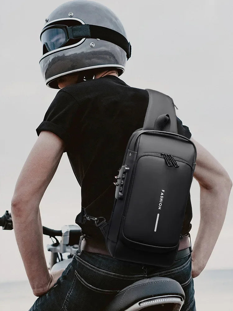 Anti-Theft Messenger Sling Bag for Men