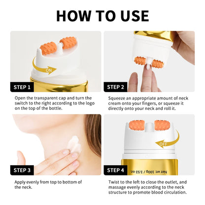 Ah-8 Firming Neck Cream Moisturizing Neck Lotion for Crepey Skin Comfortable Skin Care Cosmetic, Skin Care Product for Women