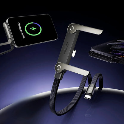 240W Fast Charging Foldable Bracket Data Cable