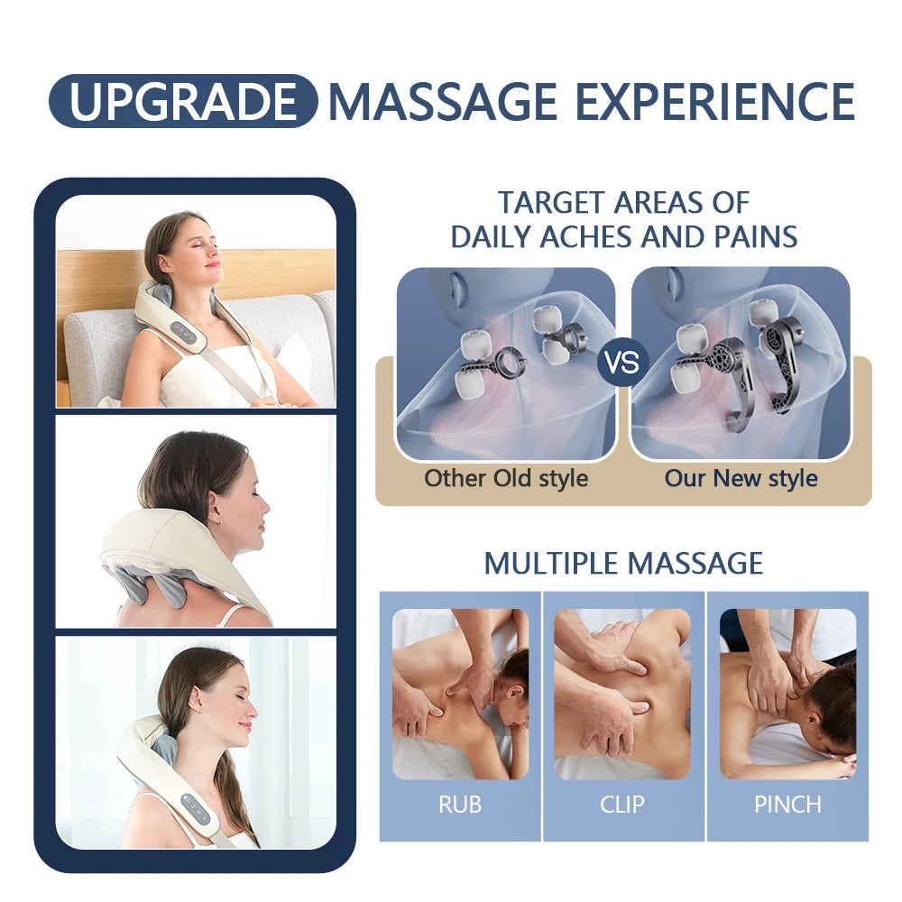 “Wireless Neck and Back Massager