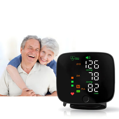 LED Screen Wrist Blood Pressure Monitor