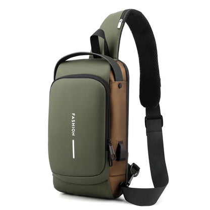Anti-Theft Messenger Sling Bag for Men