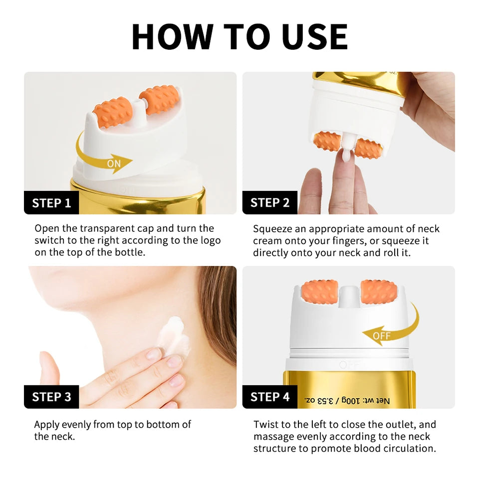 Ah-8 Firming Neck Cream Moisturizing Neck Lotion for Crepey Skin Comfortable Skin Care Cosmetic, Skin Care Product for Women