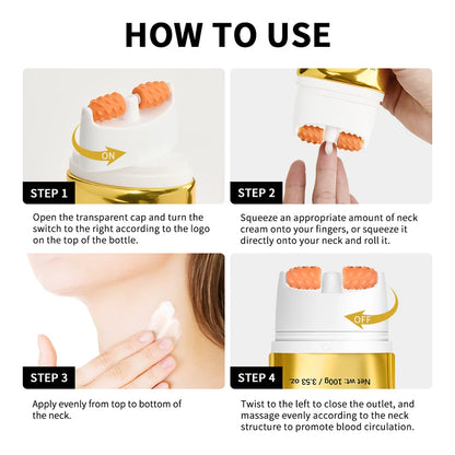 Ah-8 Firming Neck Cream Moisturizing Neck Lotion for Crepey Skin Comfortable Skin Care Cosmetic, Skin Care Product for Women