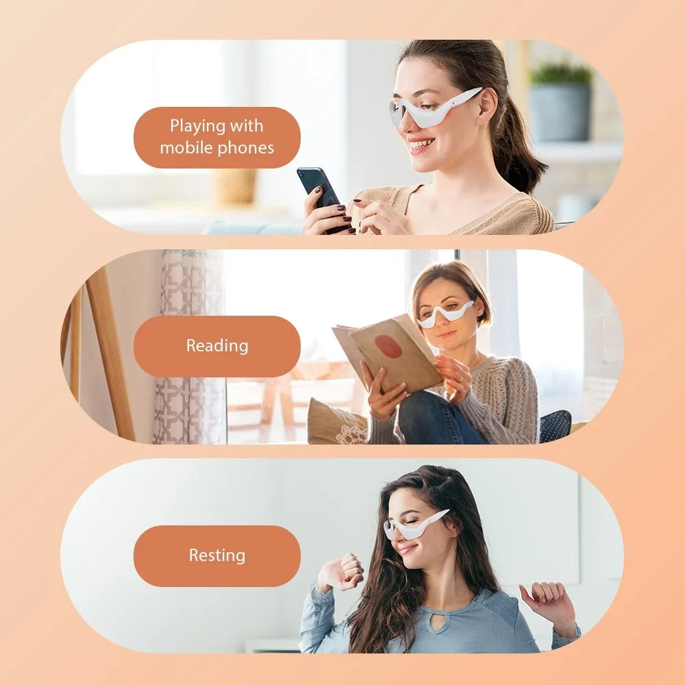 3D Eye Massager for Dark Circles, Puffiness & Eye Strain