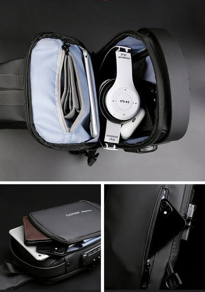 Anti-Theft Messenger Sling Bag for Men