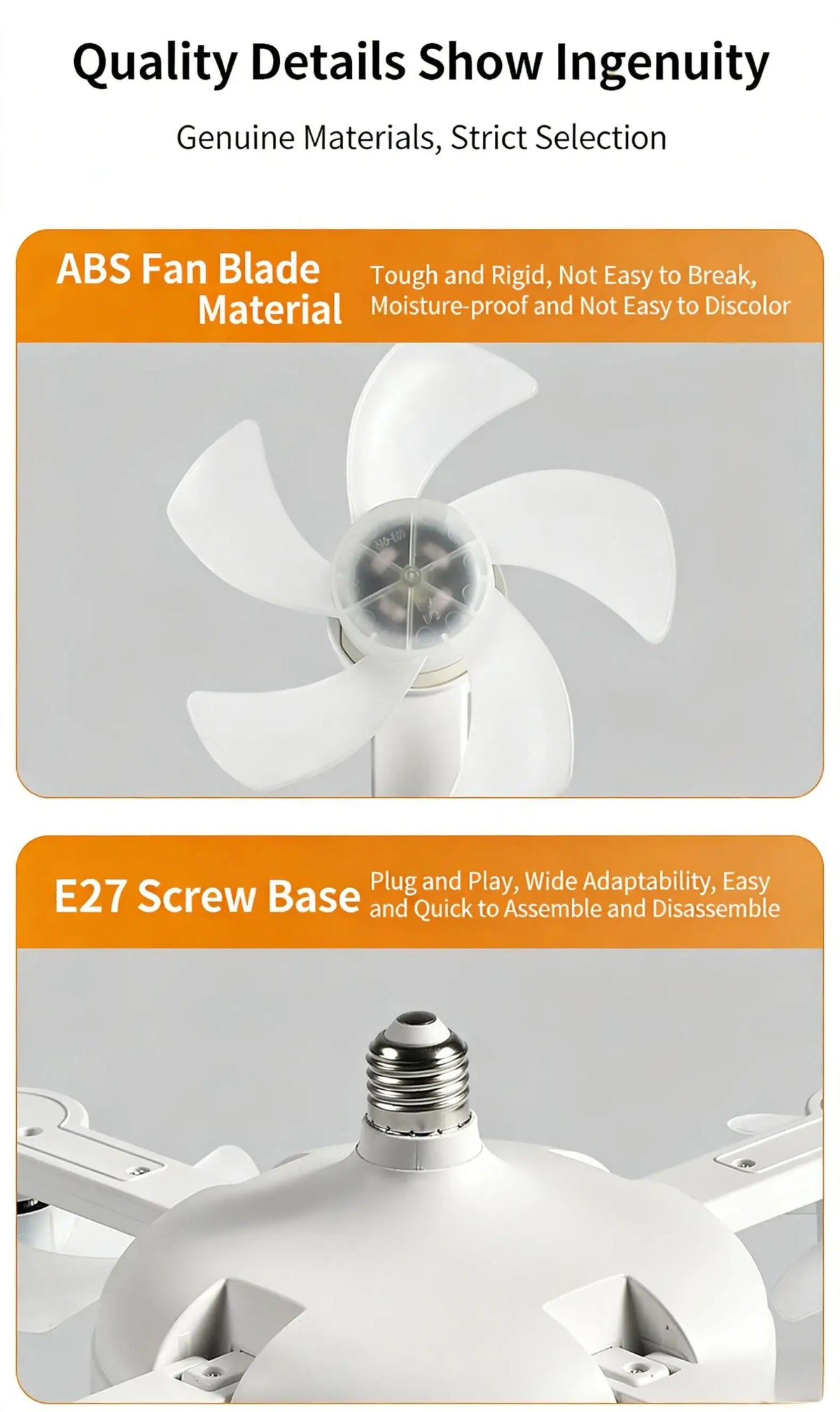 Airzen™ 2-in-1 Ceiling Fan Light
