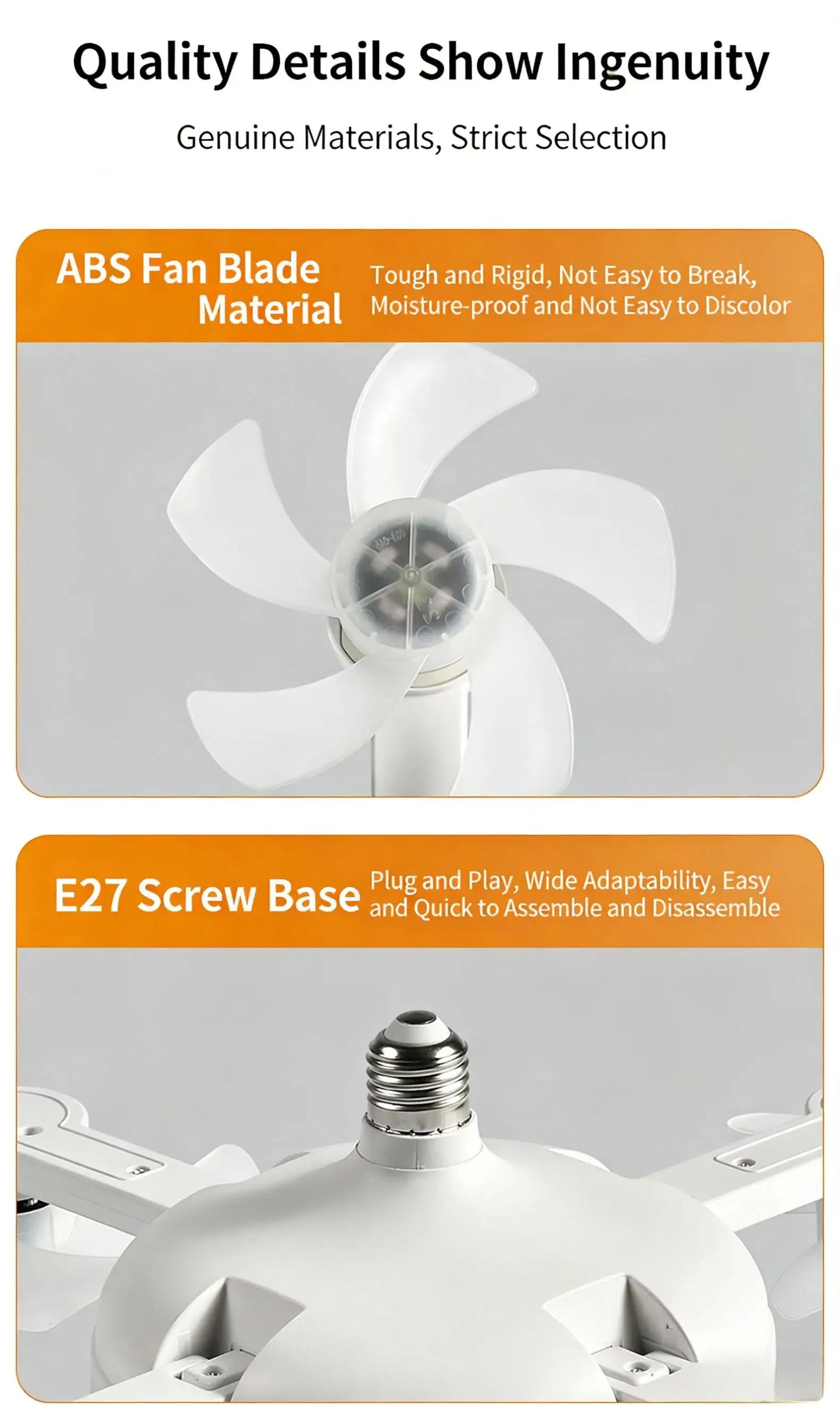 Airzen™ 2-in-1 Ceiling Fan Light
