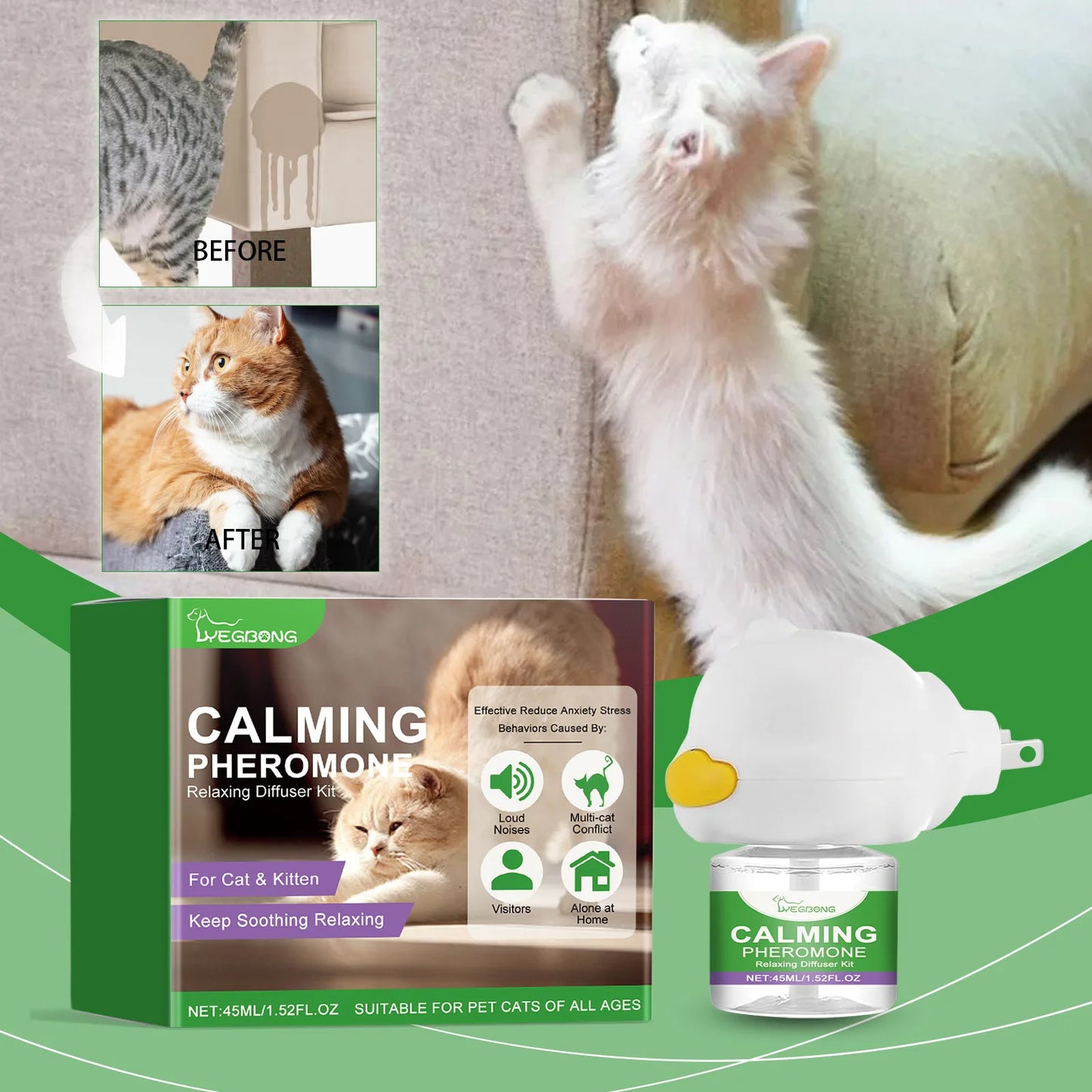 Cat Calming Diffuser KIt