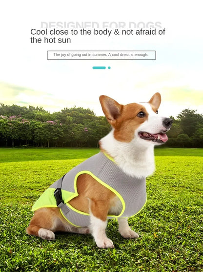 Dog Cooling Vest for Summer, Lightweight Jacket Dog Cooling Shirt, UV Protection Cooling Harness,Dog vest