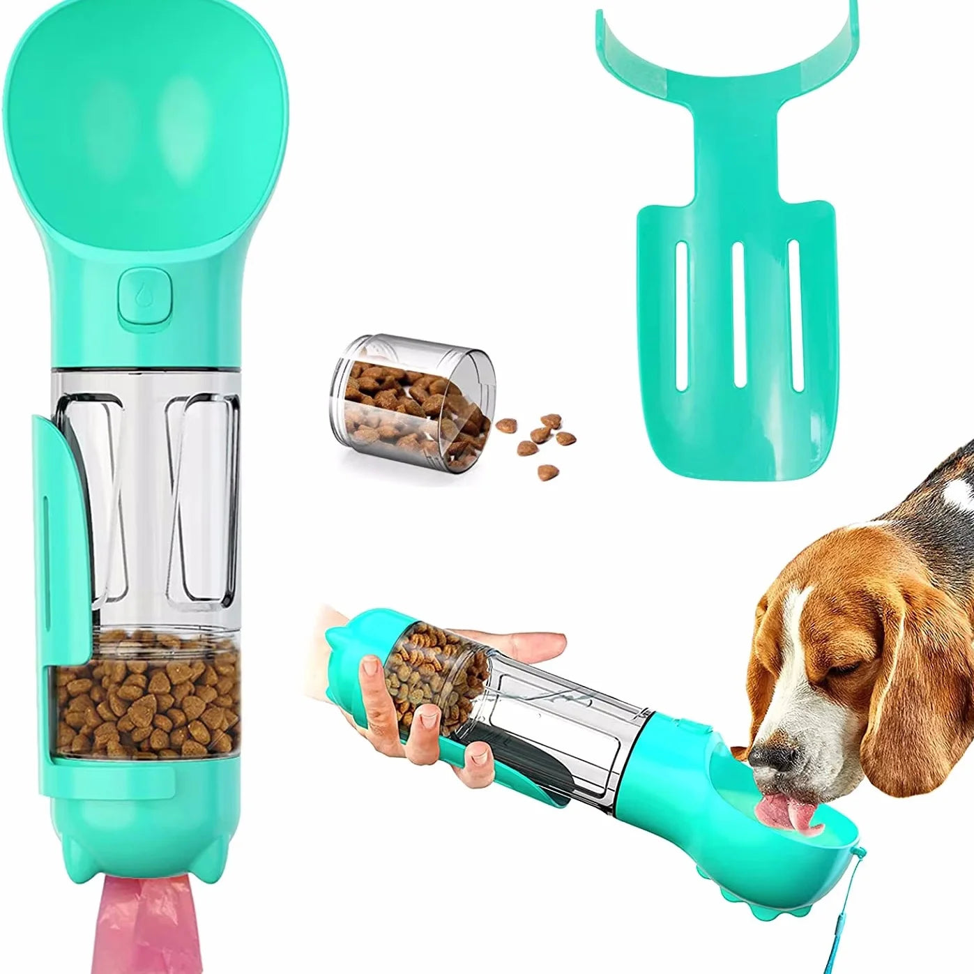 4-in-1 Portable Pet Water Bottle