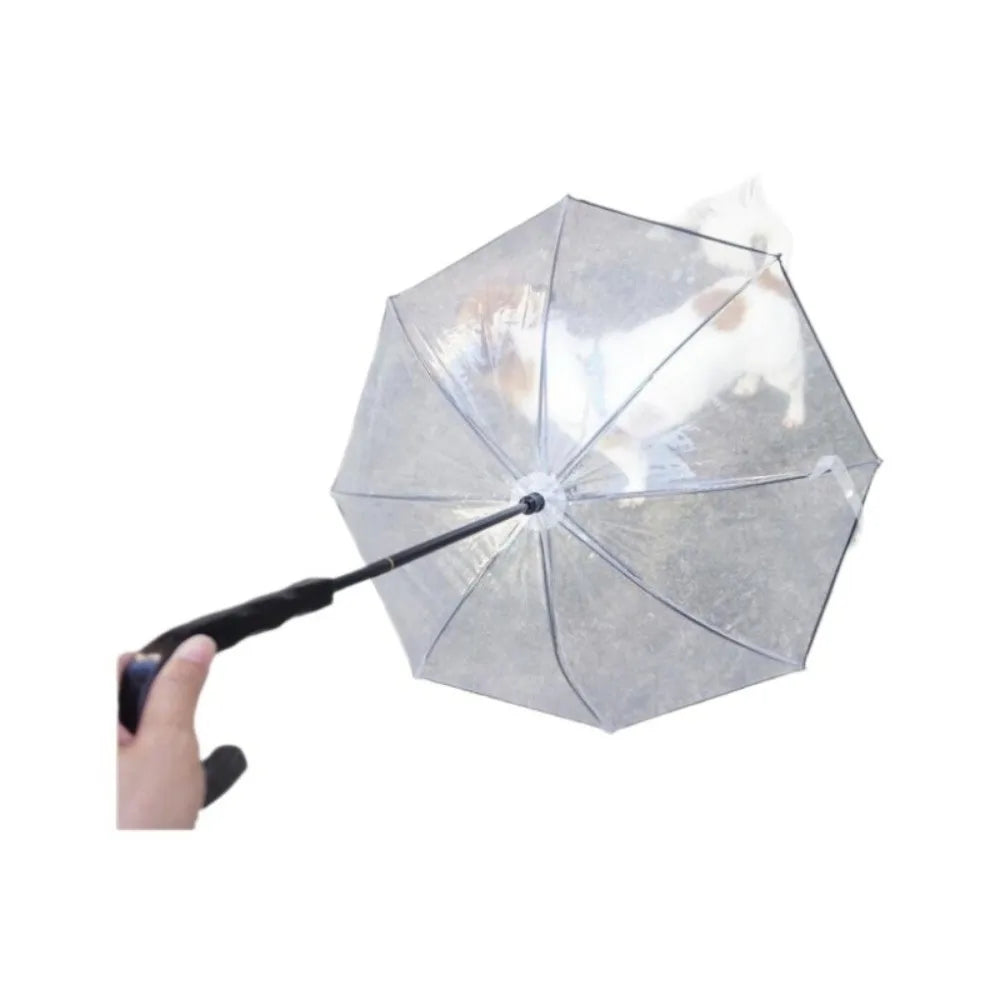 Rainproof Dog Walking Umbrella with Leash Handle