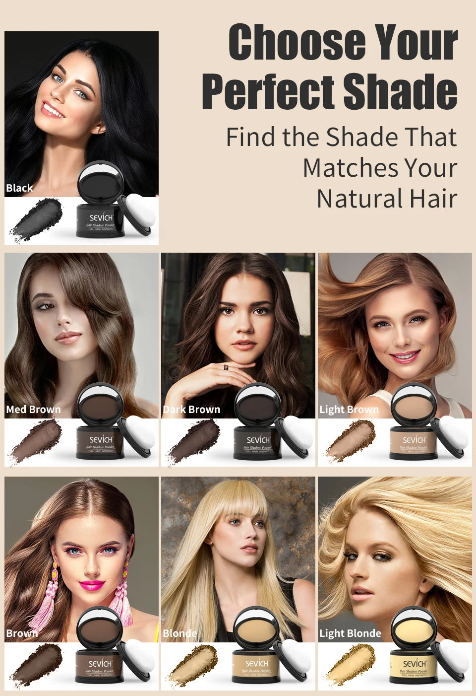 Instant Hairline Touch-Up Powder