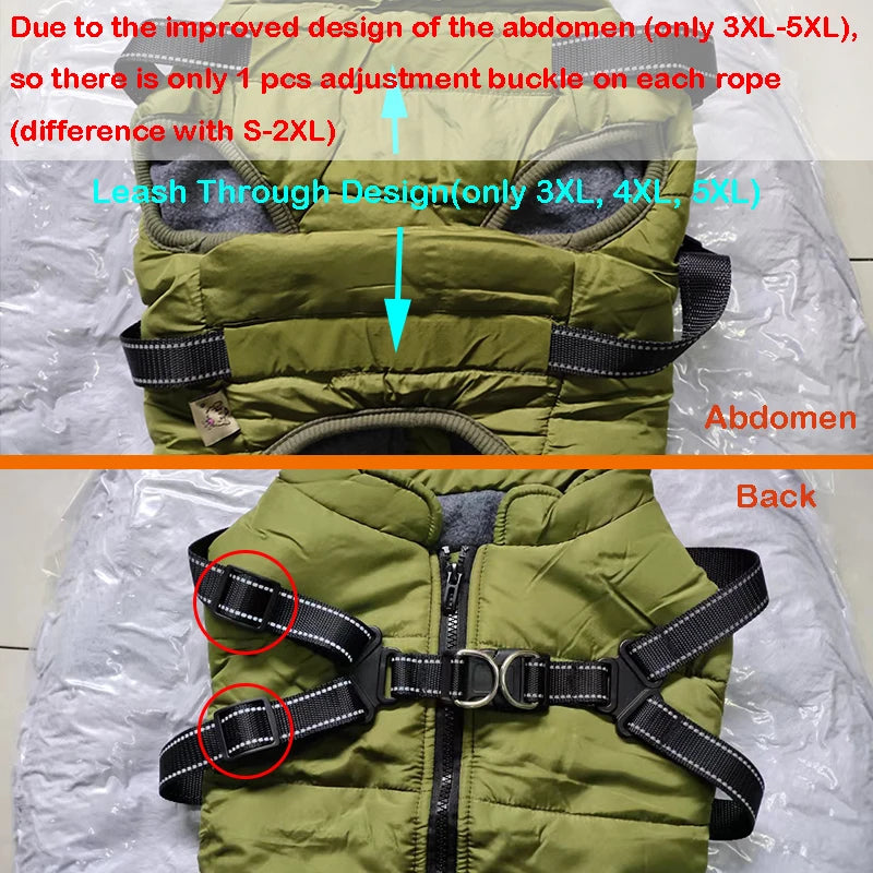 Waterproof Winter Dog vest