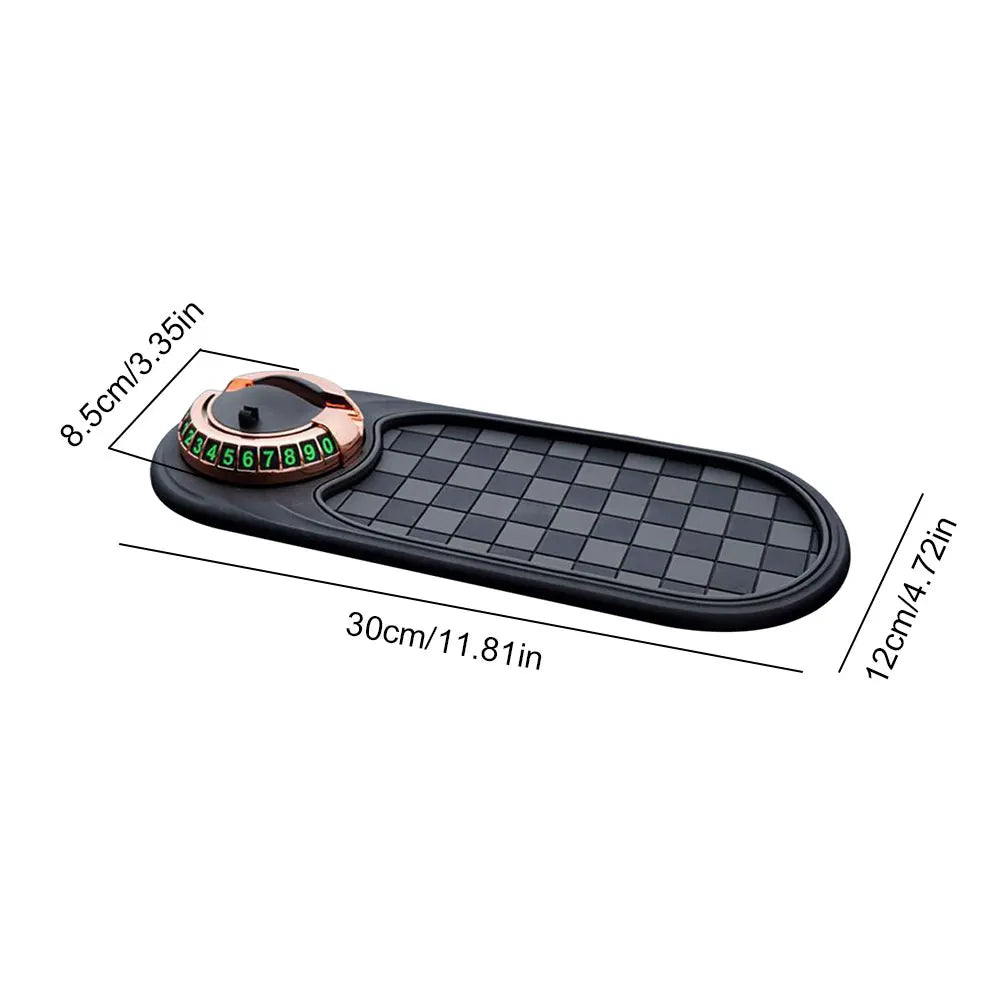 Multifunction Auto Non-slip Car Mats with Auto Phone Holder Car Dash Mat Anti Slip Rug for Phones Keys Gadgets