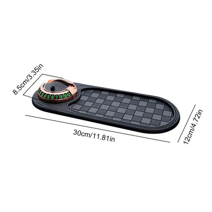 Multifunction Auto Non-slip Car Mats with Auto Phone Holder Car Dash Mat Anti Slip Rug for Phones Keys Gadgets