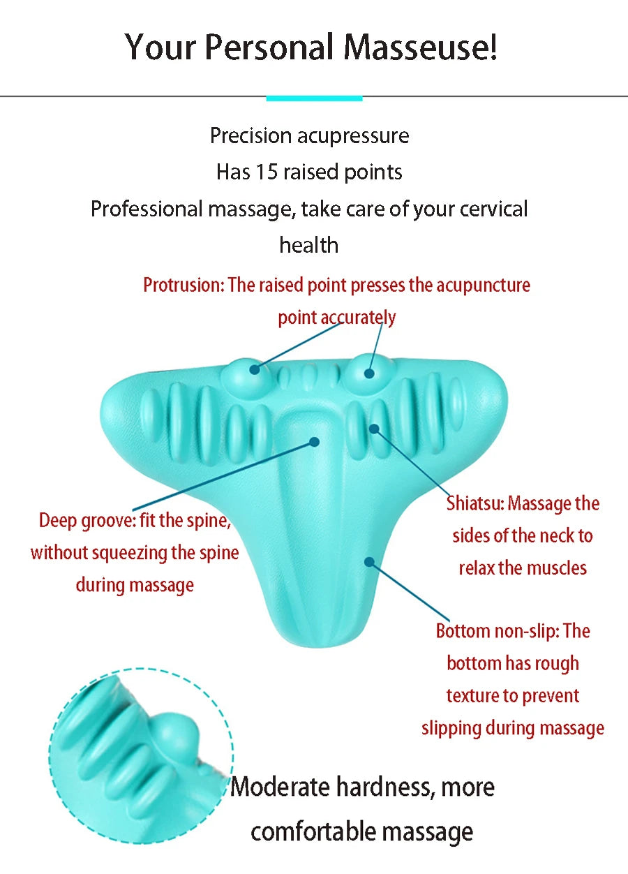Cervical Spine Alignment Neck Stretcher for Daily Pain Relief
