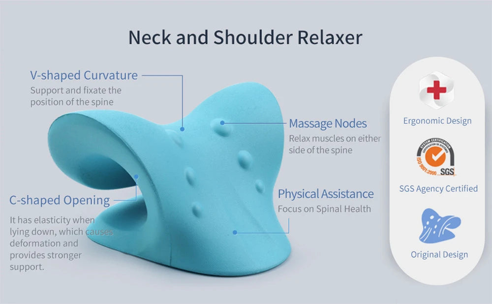 Cervical Spine Alignment Neck Stretcher for Daily Pain Relief