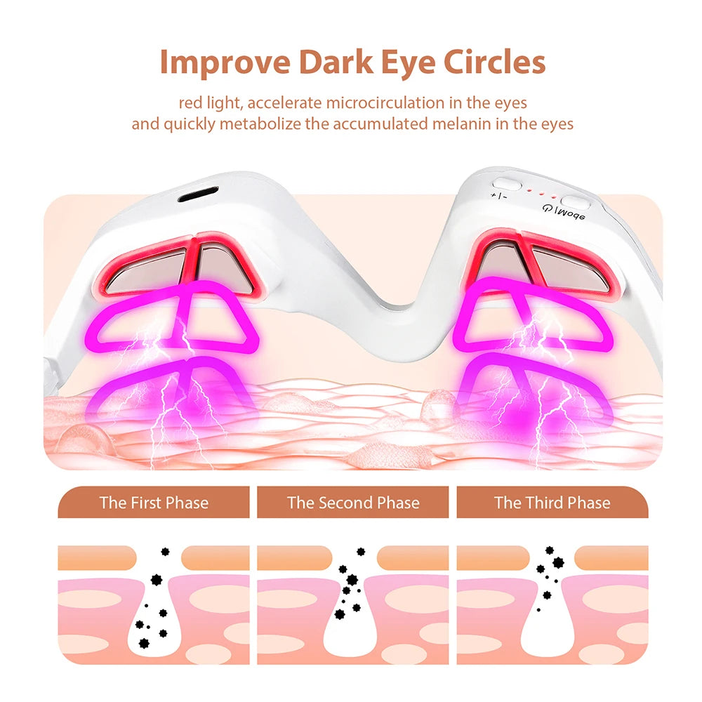 3D Eye Massager for Dark Circles, Puffiness & Eye Strain