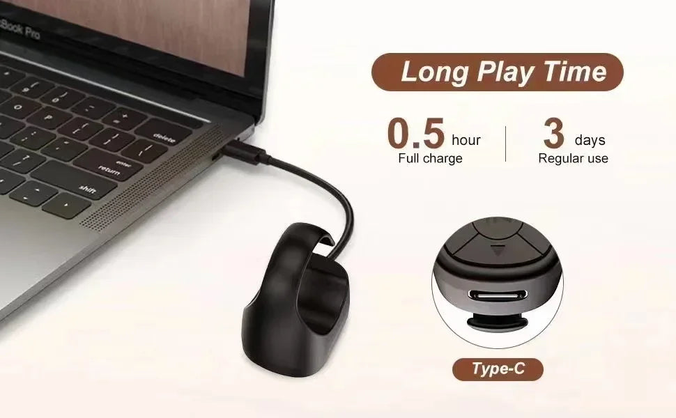 Wireless Page Turning Ring Remote