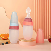Baby Feeding Bottle with Spoon