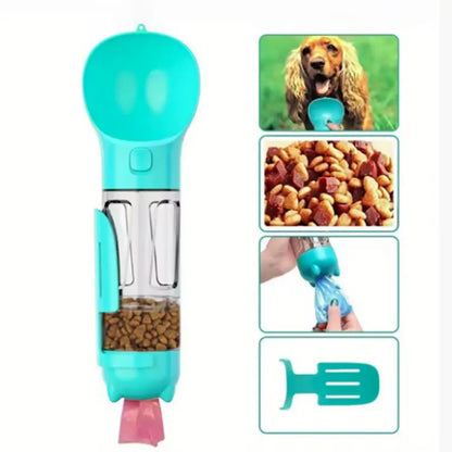 3-in-1 Dog Water Bottle for Walks & Travel