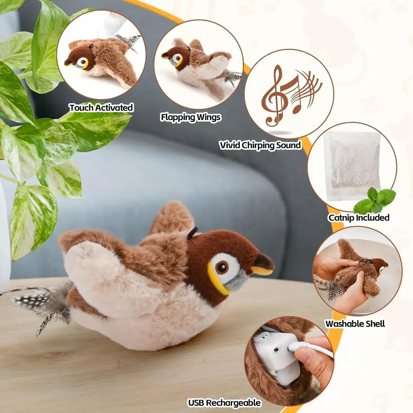 Chirpy Purr Cat Toy