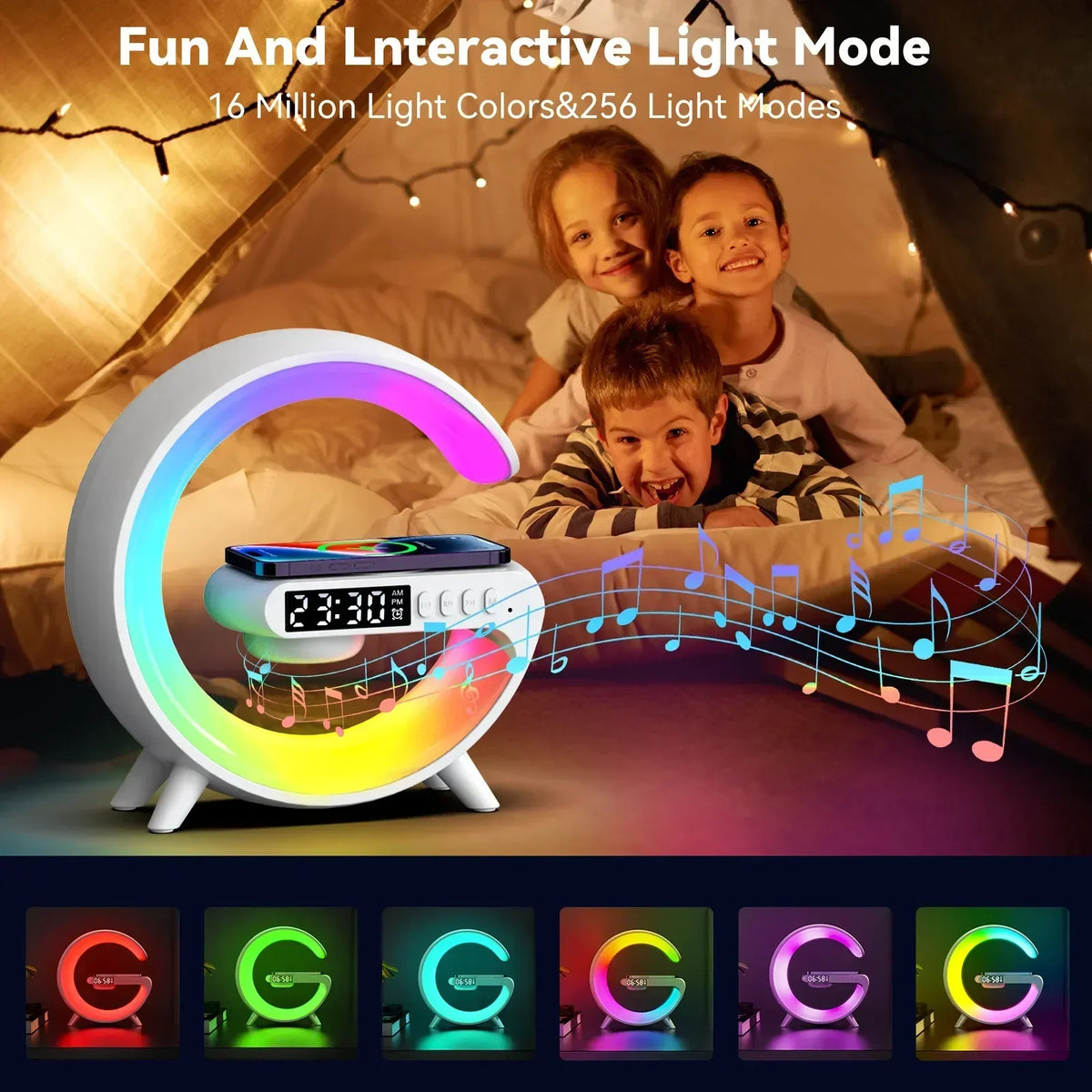G Atmosphere 4-in-1 Charger, Speaker & Clock
