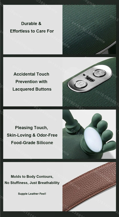 Finger Pressure Heated Neck and Shoulder Massager