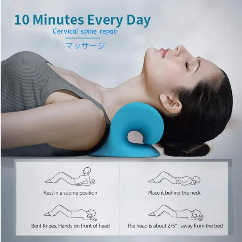 Cervical Spine Alignment Neck Stretcher for Daily Pain Relief