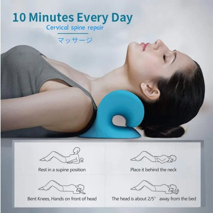 Cervical Spine Alignment Neck Stretcher for Daily Pain Relief