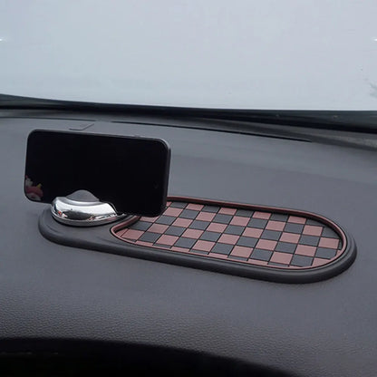 Multifunction Auto Non-slip Car Mats with Auto Phone Holder Car Dash Mat Anti Slip Rug for Phones Keys Gadgets