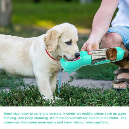 4-in-1 Portable Pet Water Bottle